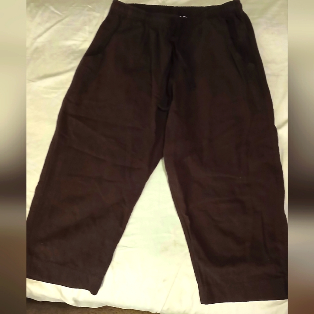 Women's Brown Crop Pants - SP